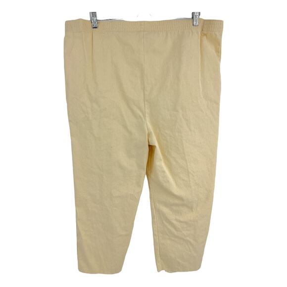 Cascade Blues (18) American VINTAGE 80's Plus Size Yellow Mom Jeans Tapered Leg - Picture 2 of 8